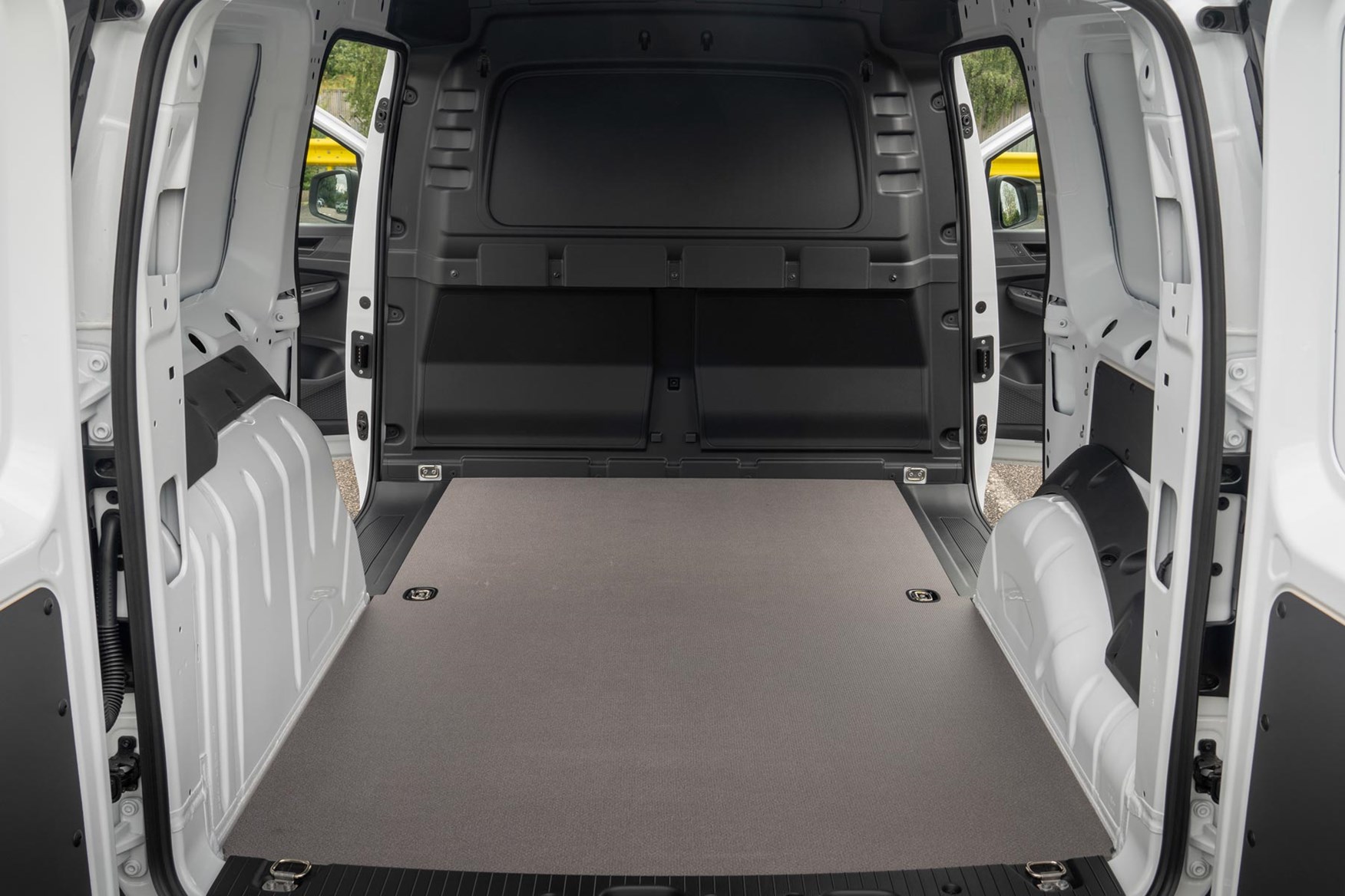 The Ford Transit Connect will take a Euro pallet happily in the back.