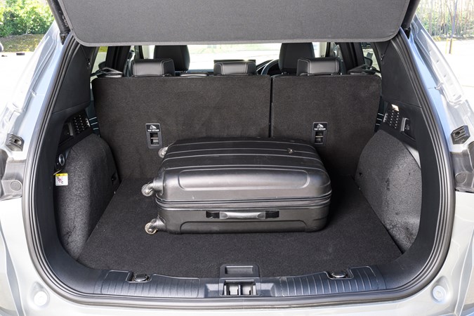 Ford Kuga boot space with suitcase