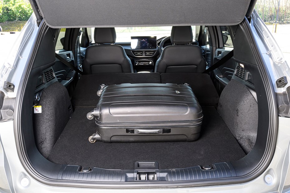 Ford Kuga boot space with rear seats folded