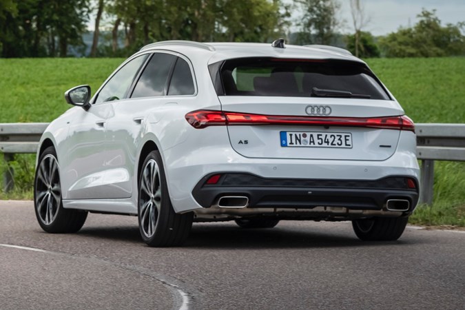 Audi A5 E-hybrid rear cornering