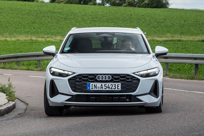 Audi A5 E-hybrid front cornering