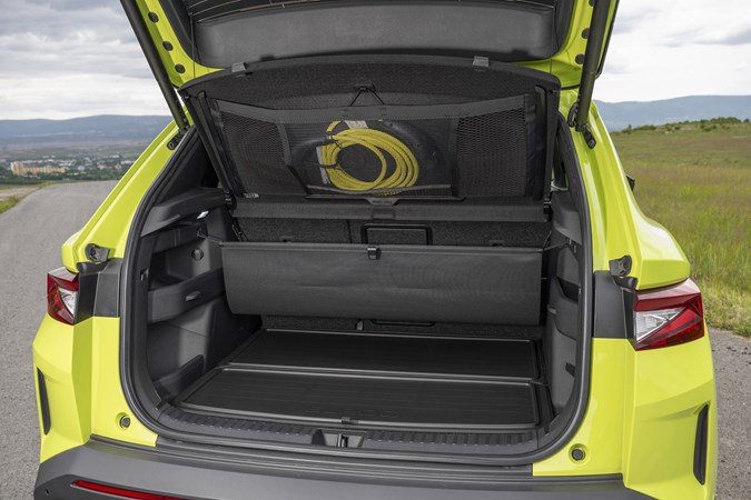 Skoda Elroq vRS boot space with seats upright