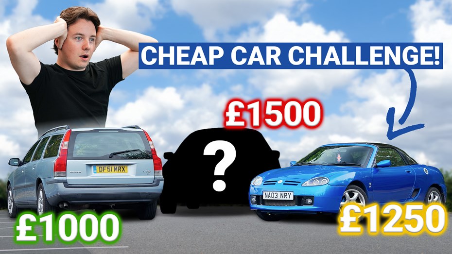 Watch: the Parkers £1,500 used car challenge