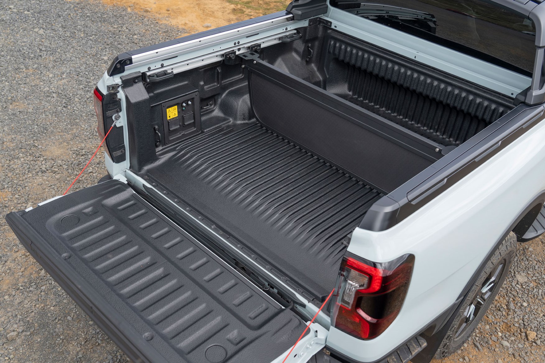 The Ford Ranger Plug-In Hybrid's loading bay is slightly smaller than the diesel's.