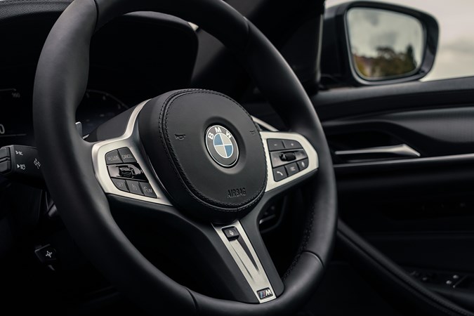 BMW 5 Series Touring steering wheel