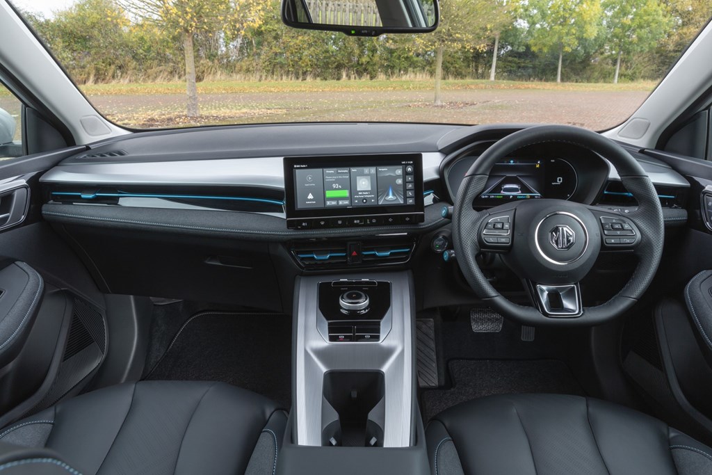 MG MG5 EV (2024) boot space & practicality