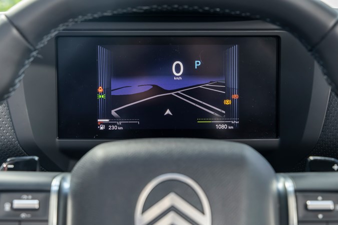 Citroen C4 digital instrument cluster