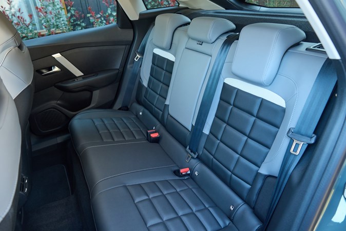 Citroen e-C4 rear seats