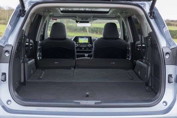 Used Toyota Highlander SUV (2021 - 2022) boot space & practicality