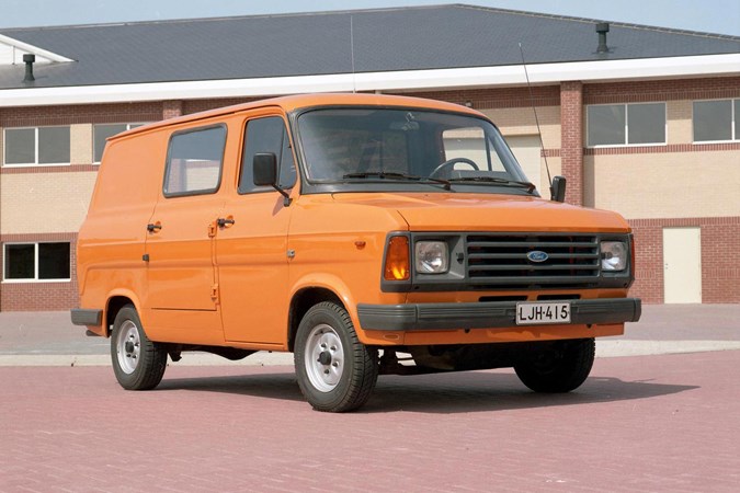 The second generation of Ford Transit, from 1975 on.