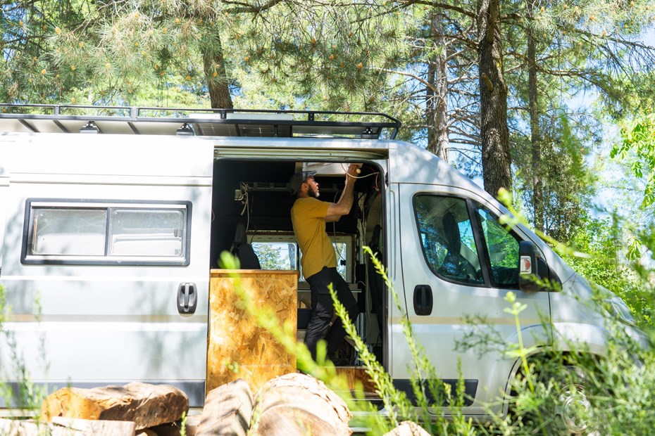DIY campervan conversion