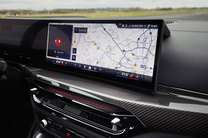 BMW i4 (2024) review: infotainment system