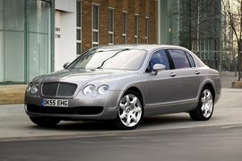 What could possibly go wrong: the Bentley Continental Flying Spur can be yours for less than £15,000. Front three quarter view.