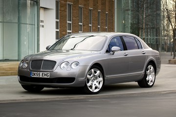 What could possibly go wrong: the Bentley Continental Flying Spur can be yours for less than £15,000. Front three quarter view.