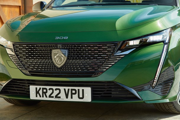Peugeot 308 hatchback grille
