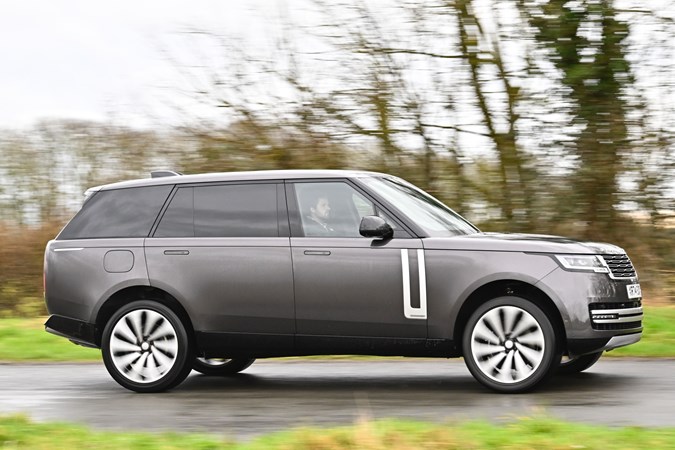 Land Rover Range Rover profile driving