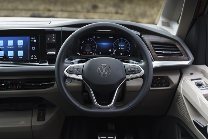 VW Multivan review, digital instrument cluster