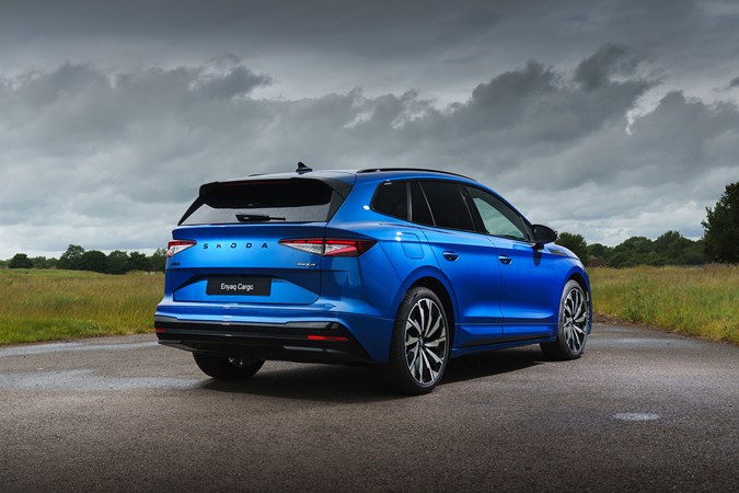 Skoda Enyaq Cargo is almost identical to the car outside.