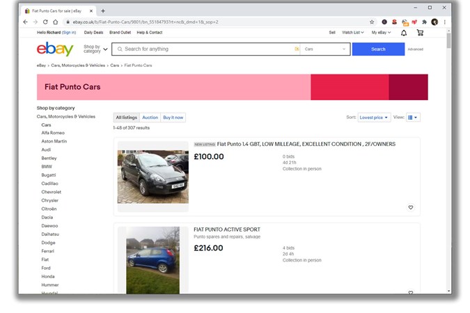 How to sell a car on eBay
