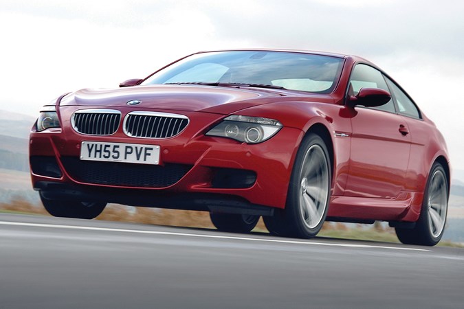 BMW M6, red, front three quarters, driving | WCPGW