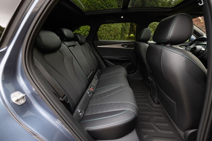 BYD Seal 6 DM-i Touring (2025) review: rear seats, black upholstery