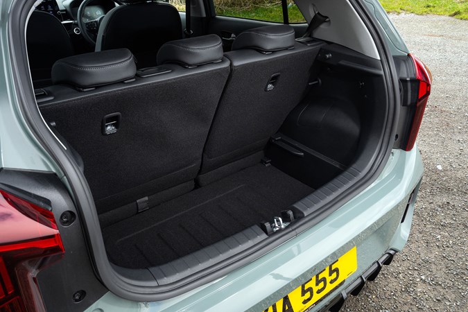 Kia Picanto (2025) review: boot space, seats up