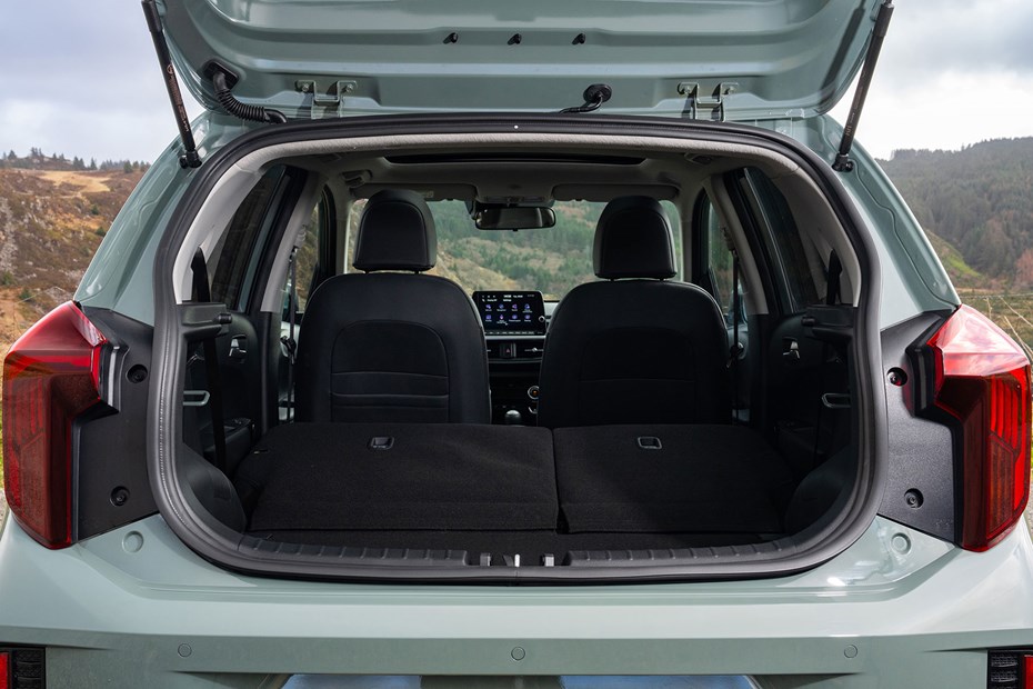 Kia Picanto (2025) review: boot space, seats down