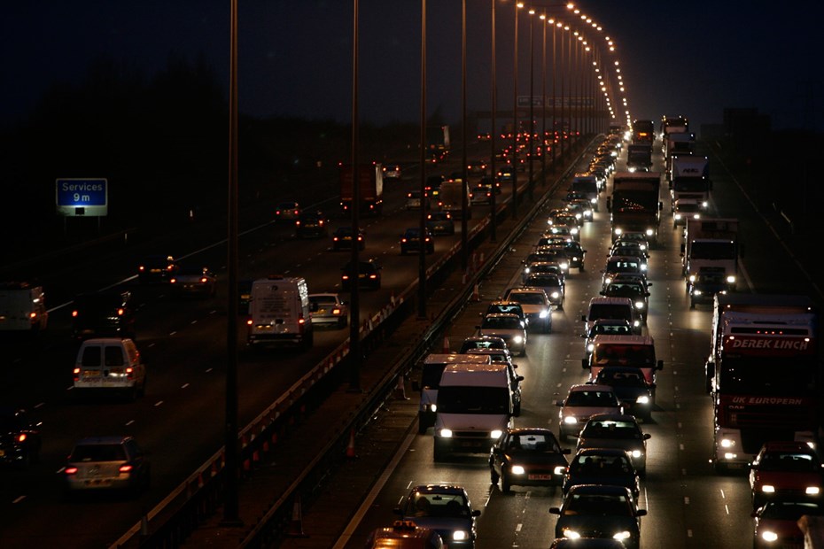 British motorway night closures
