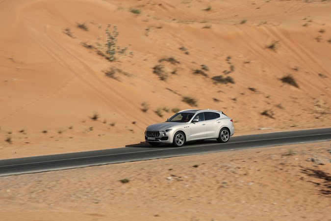 Maserati Levante SUV in the desert