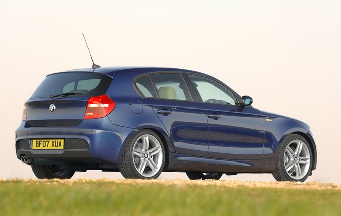 BMW 1 Series 2004-2011 rear view, blue, should you buy one?