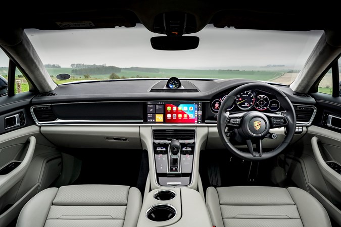 Porsche Panamera Sport Turismo review (2021) interior view