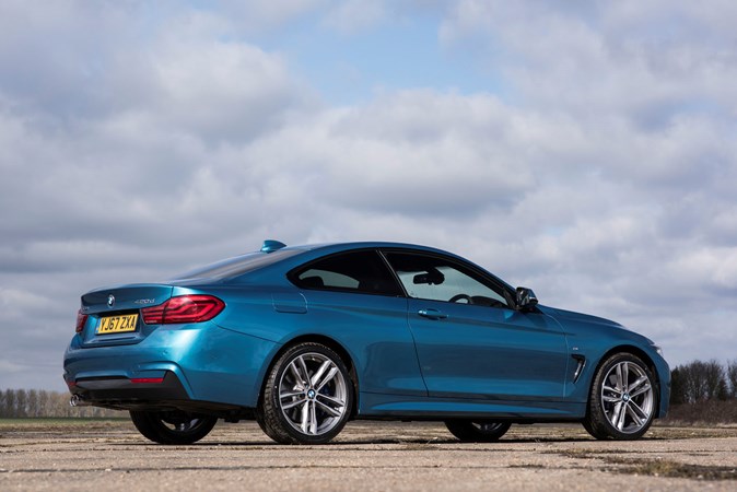 BMW 4 Series Coupe rear end 