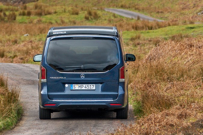 Mercedes-Benz V-Class Marco Polo campervan review - rear, driving