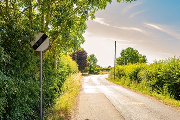 UK rural road 60mph speed limit survey