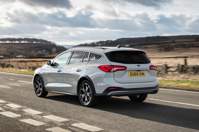 2019 Ford Focus Active Estate rear driving