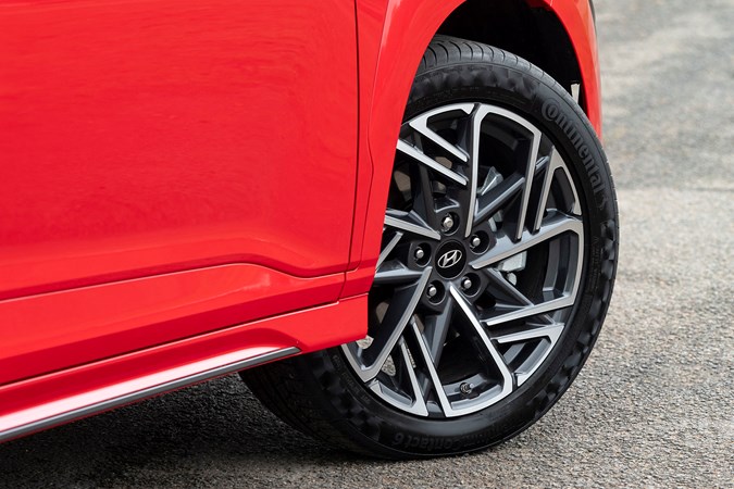 Hyundai Kona review (2022) alloy wheel