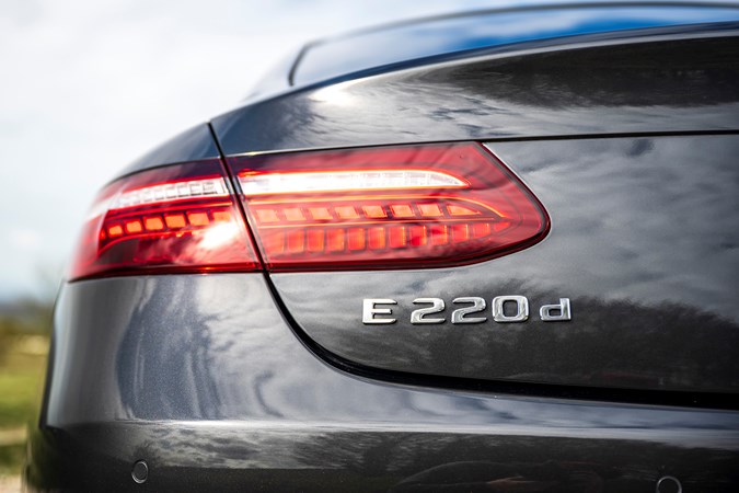 Mercedes-Benz E-Class Coupe (2021) rear badge