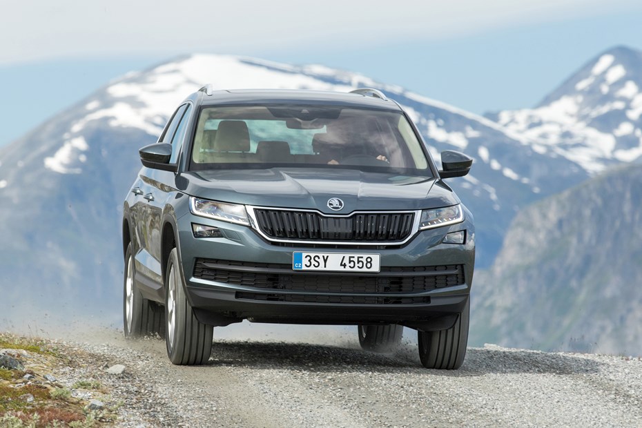 Skoda Kodiaq off-road , front