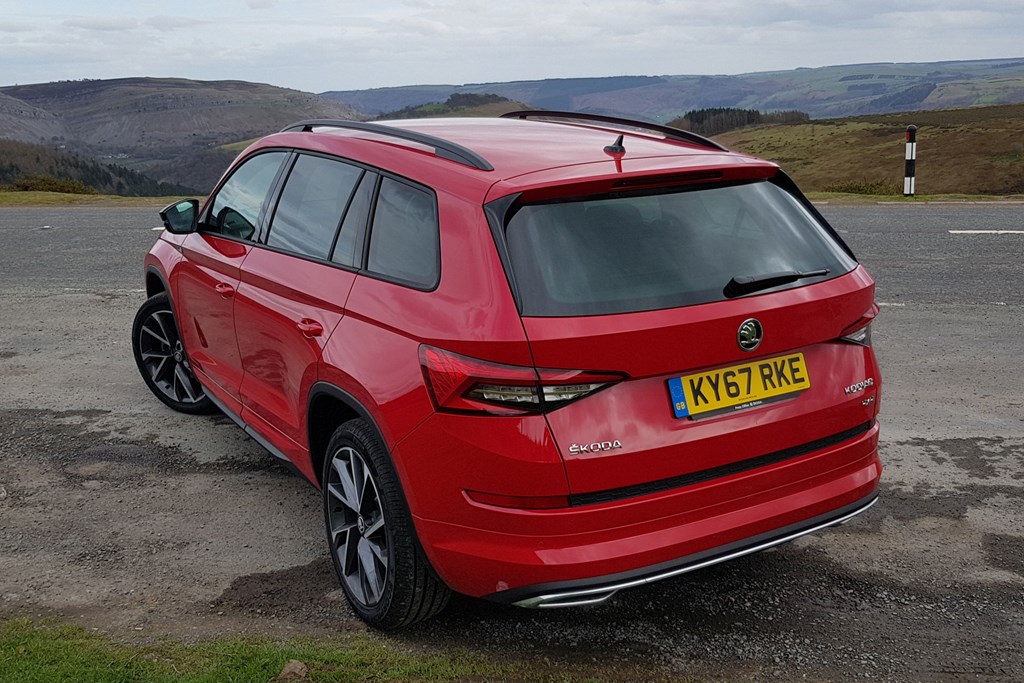 Used Skoda Kodiaq SUV (2017 - 2023) boot space & practicality