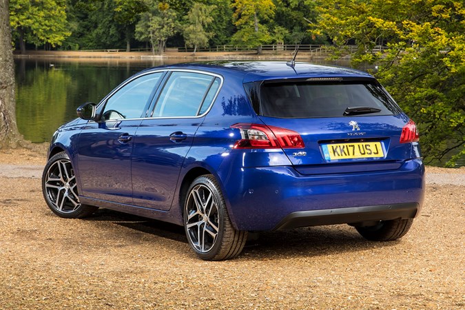 Peugeot 308 2017 front, rear