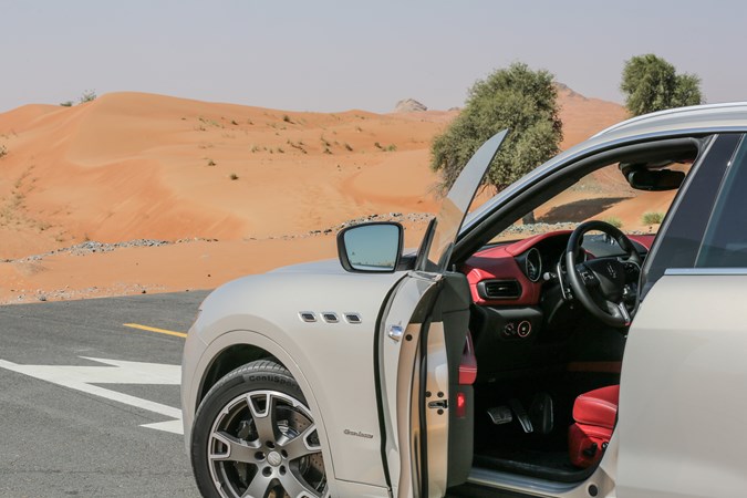 Behind the wheel of the Maserati Levante SUV