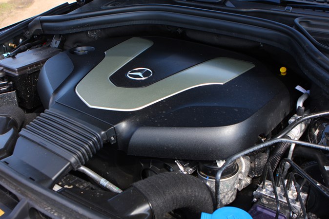 Mercedes-Benz GLS SUV engine bay