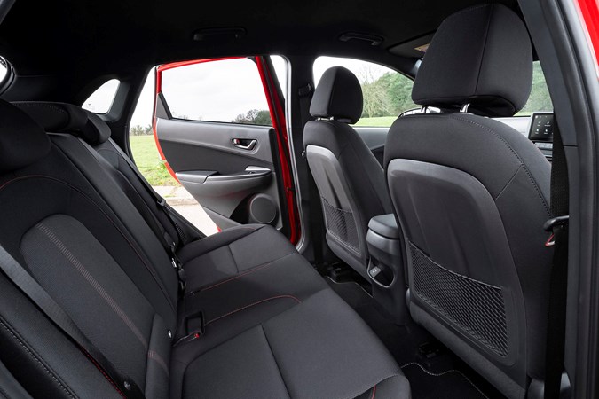 Hyundai Kona review (2022) rear seats