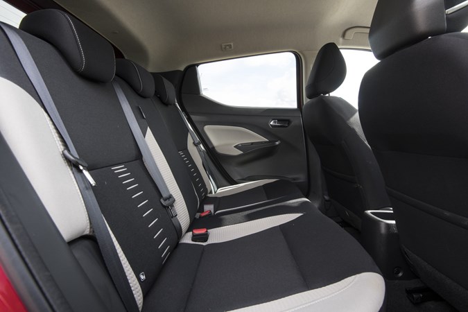 2020 Nissan Micra rear seats