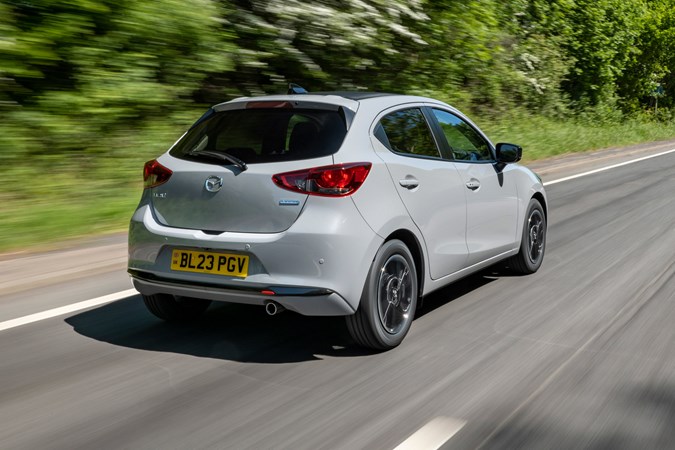 Mazda2 dynamic rear in grey