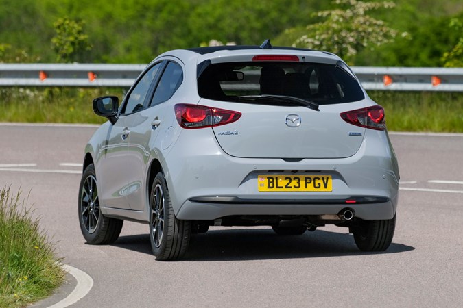 Mazda2 dynamic rear in grey