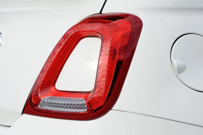 Fiat 500C LED rear lights