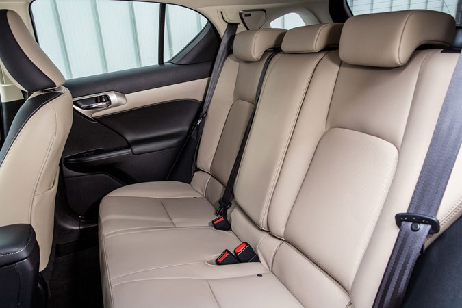 2017 Lexus CT rear seats