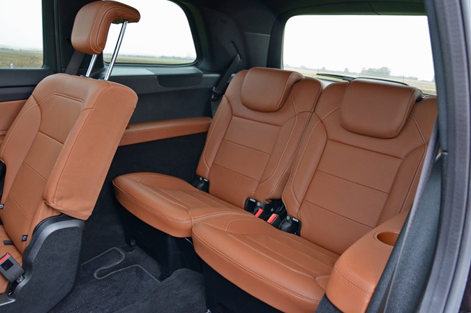 Mercedes-Benz GLS SUV third-row seats