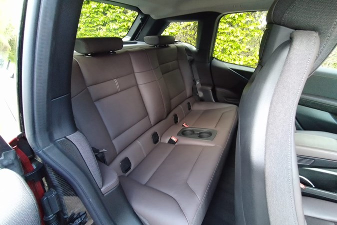 BMW i3s (2021) rear seats